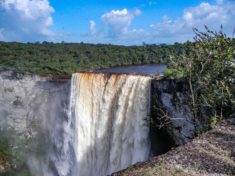 Kaieteur waterfall in Guyana