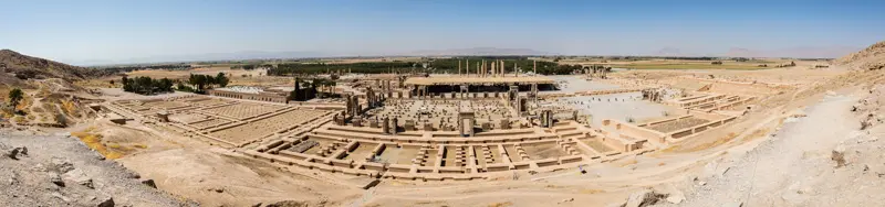 Panoramic photo of Persepolis. Photographer: DIEGO DELSO