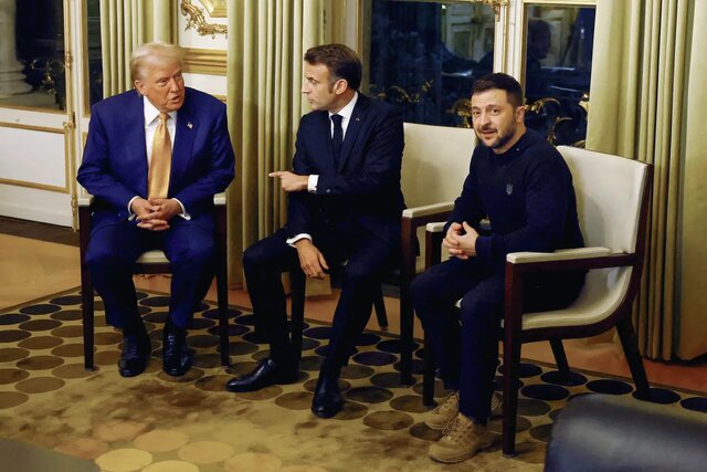 Criticism of Zelensky's style of coverage in the meeting with Macron and Trump