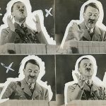 Pictures of Adolf Hitler, the leader of the Nazi Party, with the general title