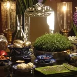 Haft Sin table in Nowruz; Photo source: techrasa.com website; Photographer: Unknown