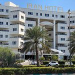 Iran Kish Hotel entrance; Photo source: Google Map; Photographer: Kazem Ehtsham