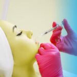 Lip gel injection for lip shaping