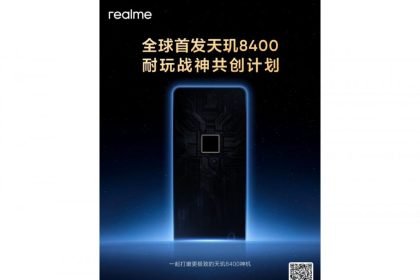 Realme Neo7 SE phone with new and powerful Dimension 8400 chip