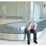 Receive compensation for lost luggage in flight