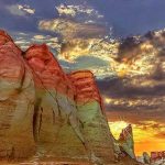 A-View-Of-Colorful-Mountains-In-Qeshm-Island-