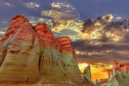 A-View-Of-Colorful-Mountains-In-Qeshm-Island-