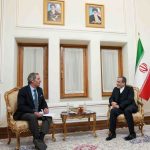 The farewell meeting of the Portuguese ambassador in Tehran with Araghchi