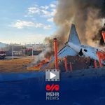 The moment a Korean plane leaves the runway