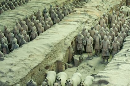The discovery of the terracotta commander in China