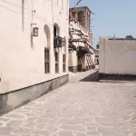 the white buildings of Bandar Kong; Photo source: Google Map; Photographer: Mustafa Parvin