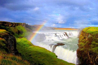 Gullfoss Waterfall in Iceland