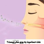 The cause of sensitivity to perfume or various scents is due to irritation of the respiratory system.