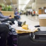 Drinks and food at the airport