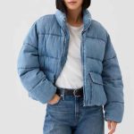 Style with a puffer jacket and jeans