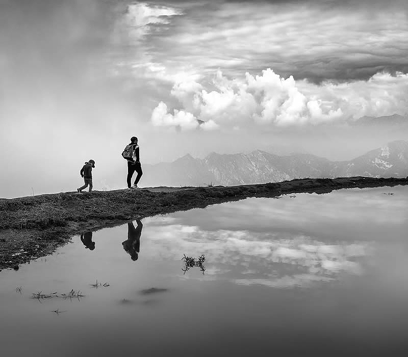 A view of the Hamburg skyline