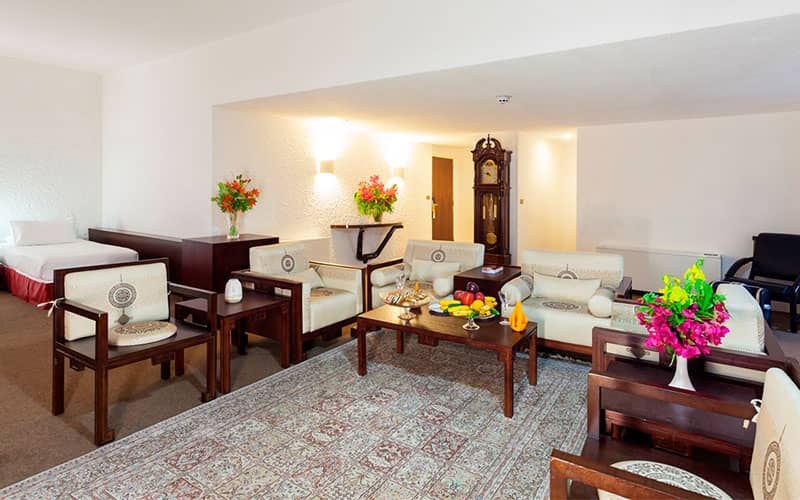 The interior of the Shayan hotel suite