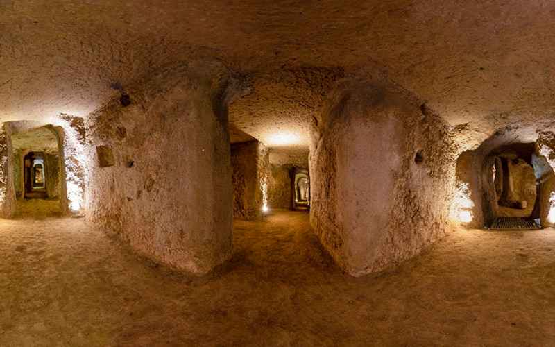 The interior of the underground city of Noushabad, photo source: undergroundcity.ir, photographer: unknown