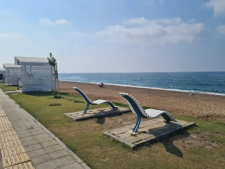 Recreational and welfare facilities of the Bosphorus beach