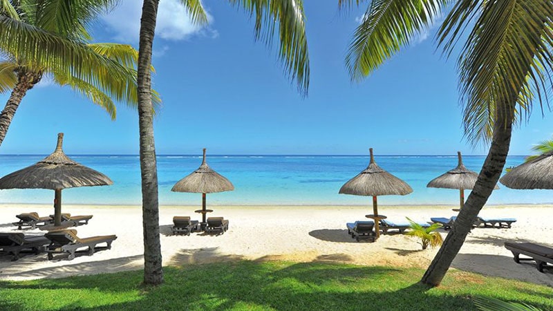 Beaches of Trou Aux Biches, Mauritius Coast of Africa