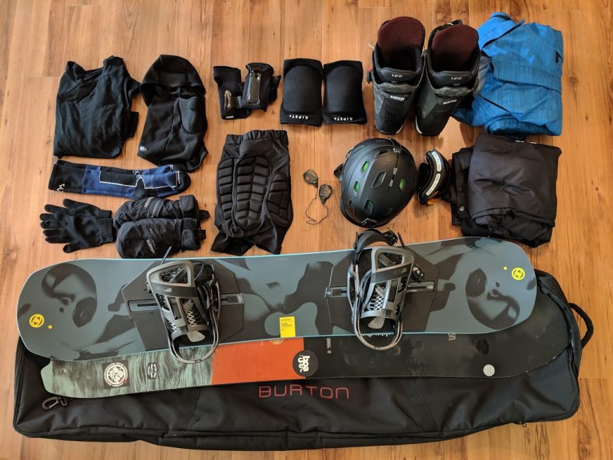 snowboard equipment for travel; Photo source: alvinpoh.com. Photographer: Unknown