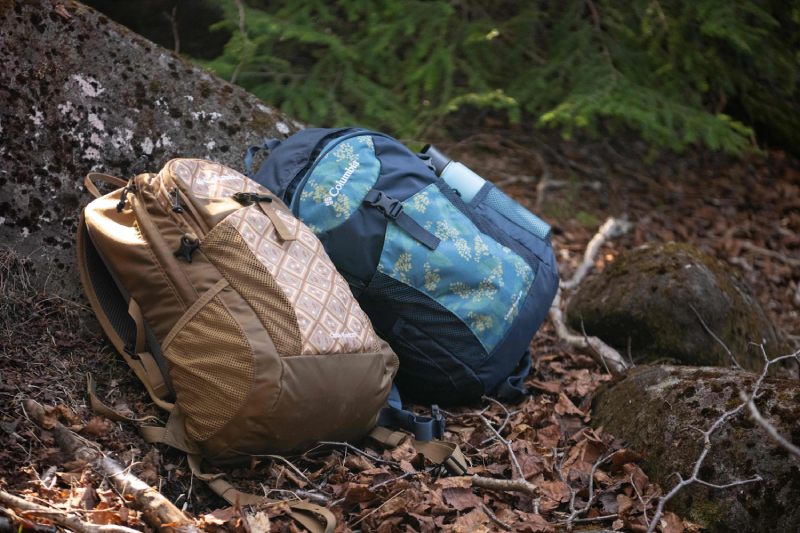 Columbia backpack for hiking. Source: website fashiontechnews.zozo.com; Photographer: Unknown