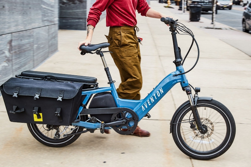 Aventon electric folding bicycle; Photo source: bicycling.com. Photographer: Unknown