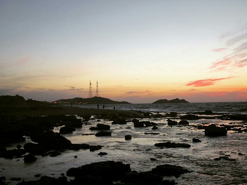 Abu Musi beach at sunset, photo source: Google Maps, photographer: Vahid Raeisi