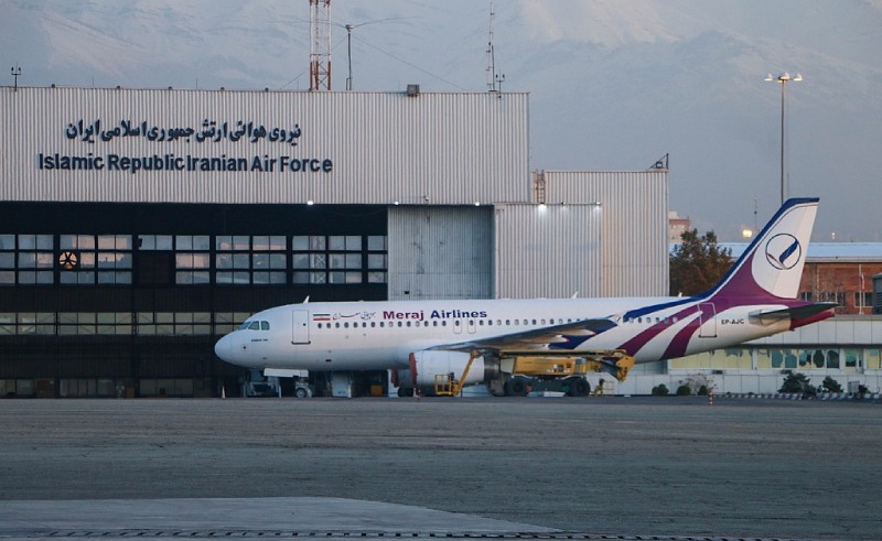 Meraj plane at Mehrabad airport. Source: Wikimedia; Photographer: Amin Nouabahr