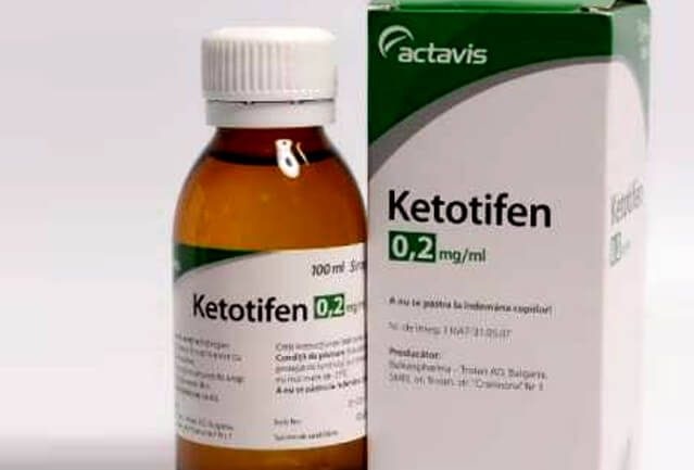 How to use ketotifen syrup for sore throat