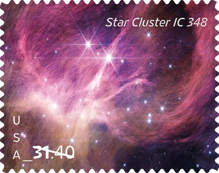 James Web Telescope Space Pictures on new stamps