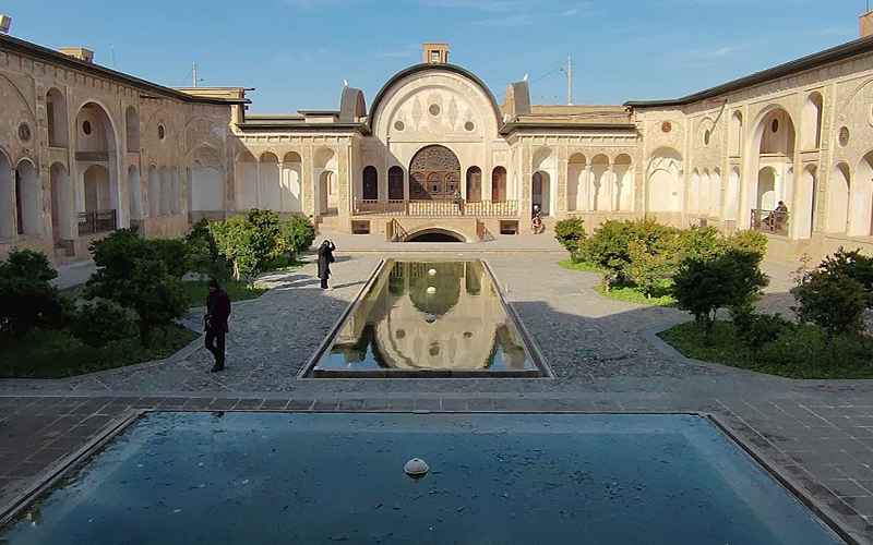 Tabatabai House Architecture Kashan, Photo Source: Google Map, Photographer: Ali Zali 