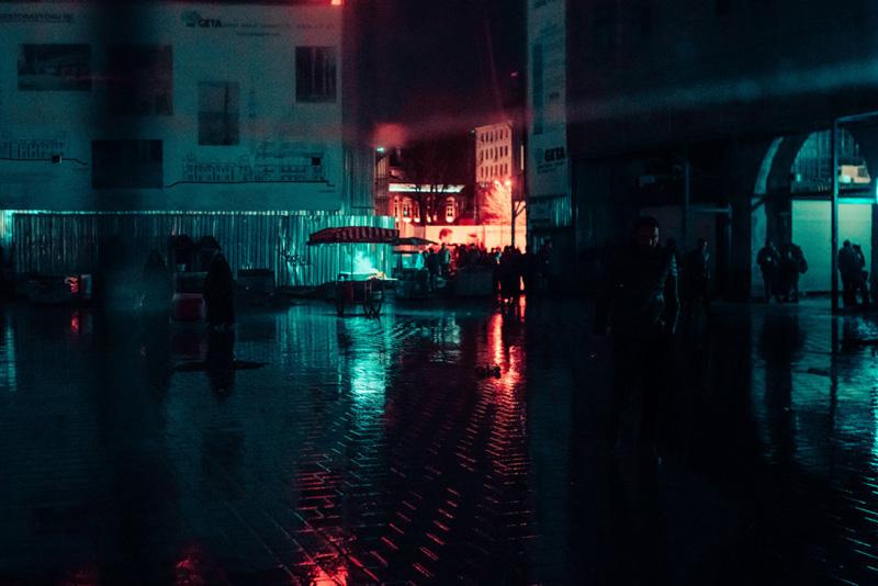 A rainy night in Istanbul