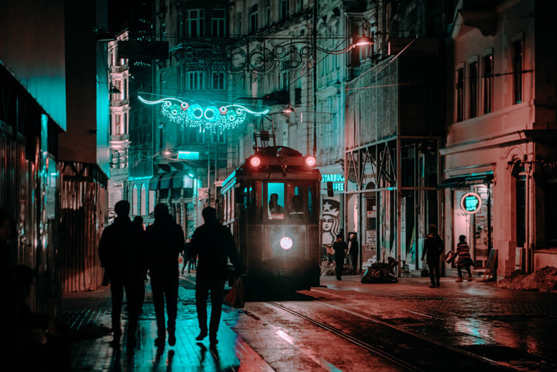 Istanbul's Independence Street tram