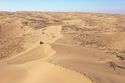 Tourists in Abu Zeidabad desert, photo source: Google Map, photographer: ZigZag MTB com