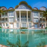 Panoramic photo of Eram Garden in Shiraz. Photographer: Reza Sobhani