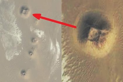 The unknown pyramid of Egypt, photo source: Google Earth, photographer: unknown