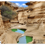 Where is Chahkouh Qeshm gorge?