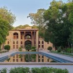 Panoramic image of Hasht Behesht Palace. Photo by Koursa