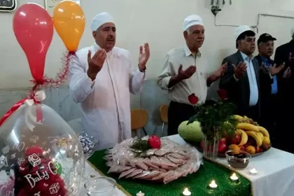 Praying in Digan festival, photo source: berasad.com, photographer: unknown