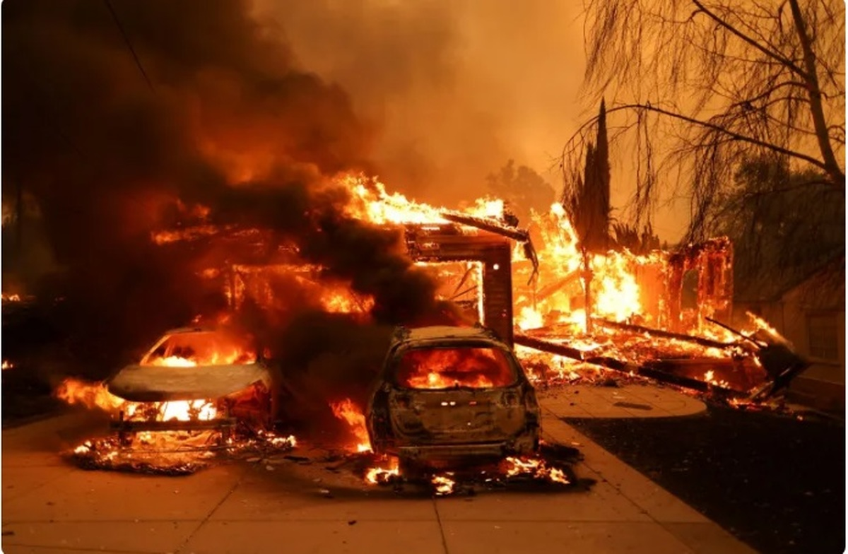 Trump's attempt to question the Democrats in the wake of the fire in Los Angeles