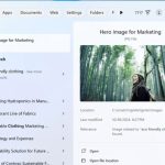 Artificial intelligence search in Windows