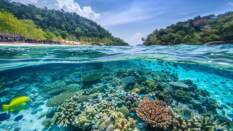 Thailand's coral islands; Paradise for diving and rest