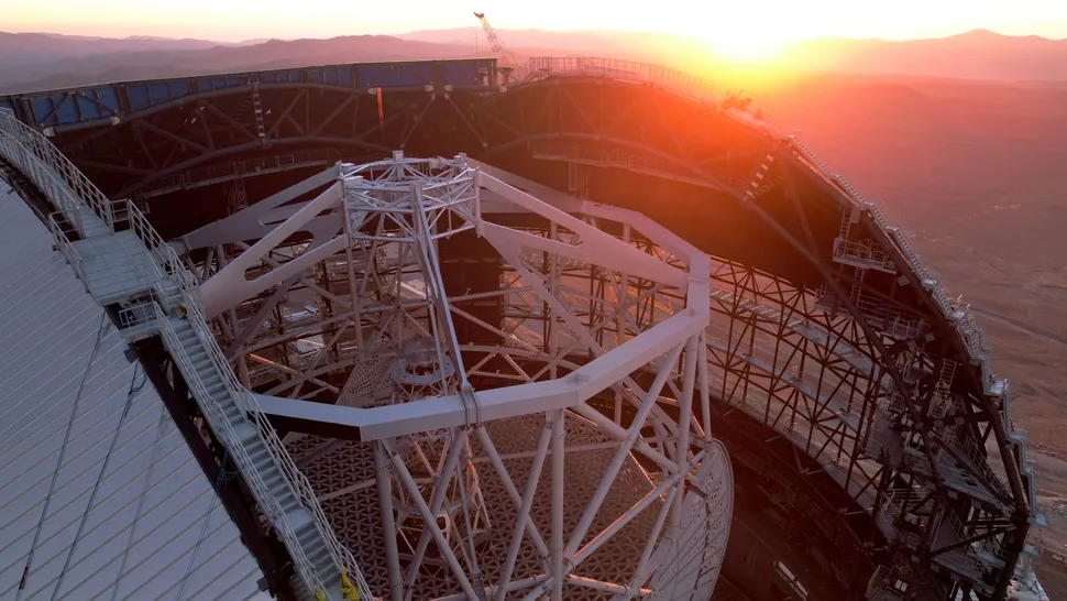 The world's largest telescope received its protective shield