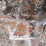 A painting stolen from an ancient cave in Mexico