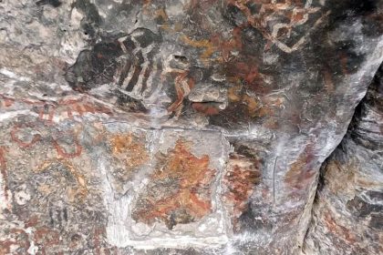 A painting stolen from an ancient cave in Mexico