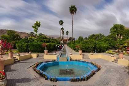 Panoramic photo of Delgosha garden. Photographer: Hamidimehr7100