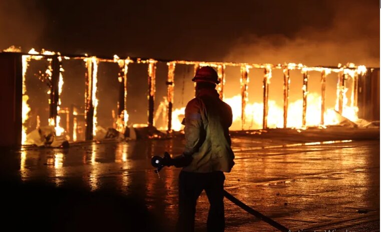 displacement of California residents; From Los Angeles to Gaza