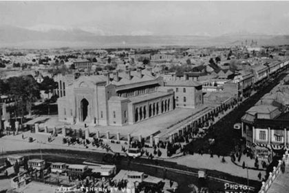 Historical photo of Tehran Artillery Square