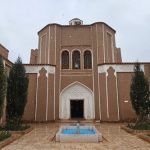The snowy landscape of Haj Ali Agha's house. Photo by Deputy Siamak